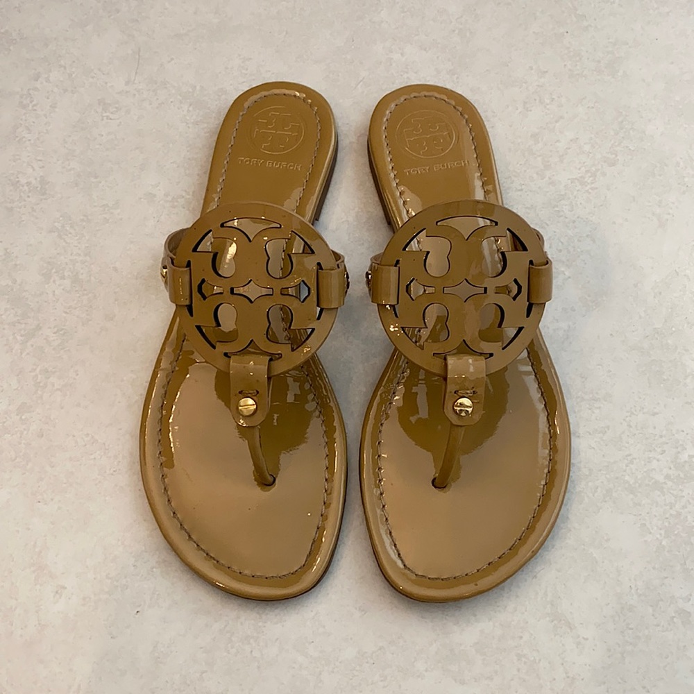 Tory Burch Miller Sandal In Nude